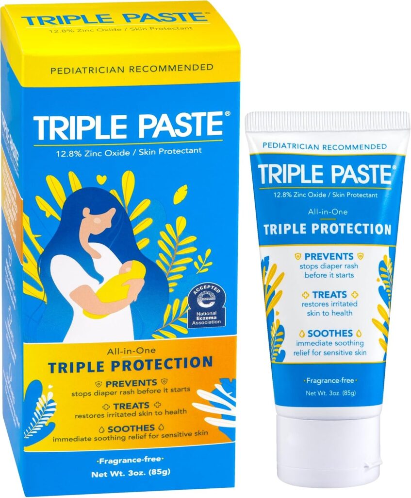 Triple Paste Zinc Oxide Medicated Diaper Rash Ointment